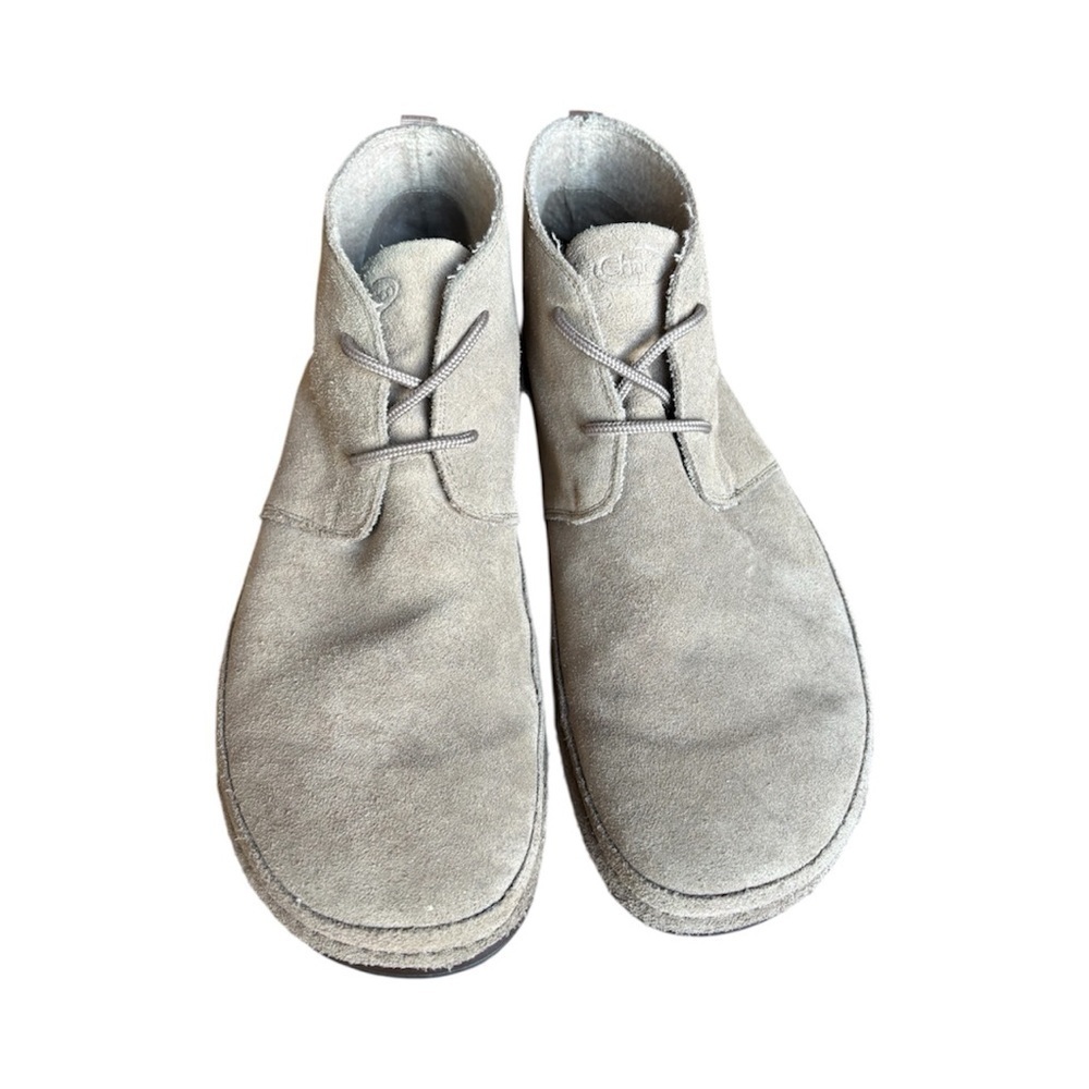 Chaco Men’s suede Chukka boots size 13 Taupe leather lined comfort Luvseat sole - Picture 2 of 8